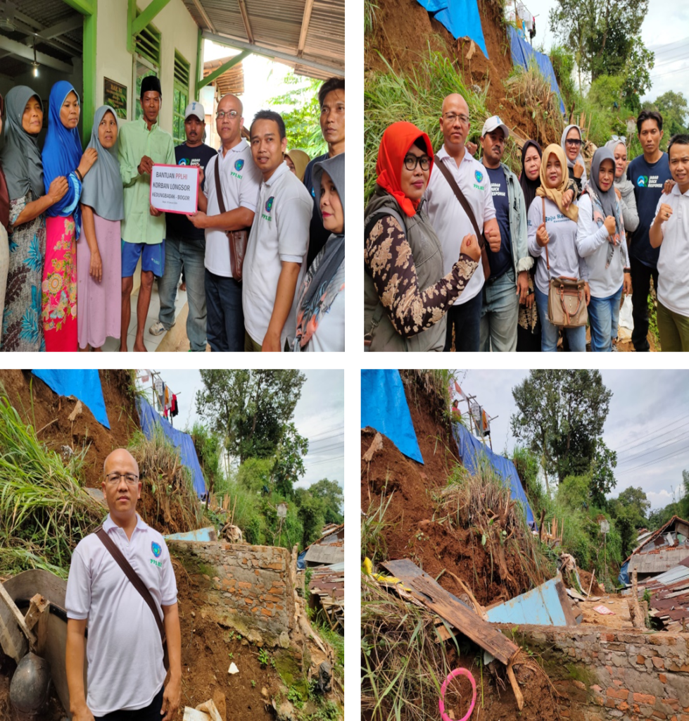KEGIATAN BANTUAN KORBAN LONGSOR PPLHI